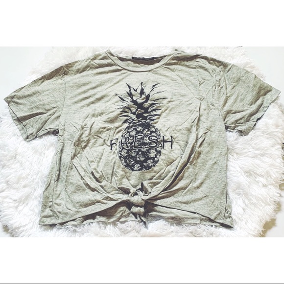 hippie chic Tops - Fashion Nova pineapple “FRESH” tee